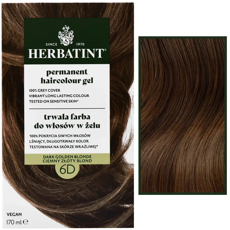 Gel Colorante Permanente per Capelli 170ml 6D