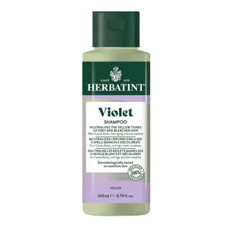 Violet Shampoo Neutralizza i Riflessi Gialli 260ml