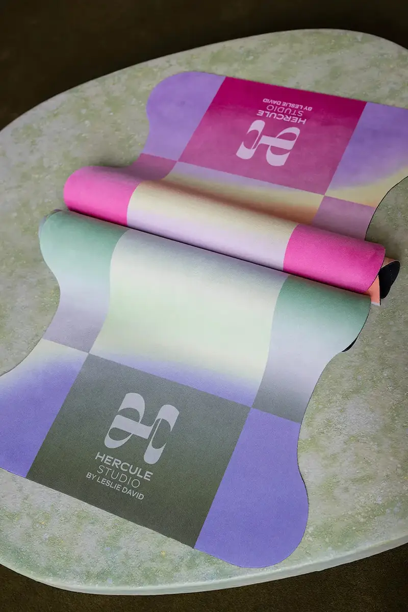 tappetino joga Tapis Mar x Leslie David 180 x 70 cm Multicolore miniatura 3