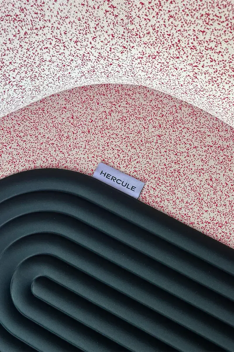 tappetino per esercizi portatile 32 x 58 x 0, 8 cm colore nero miniatura 3