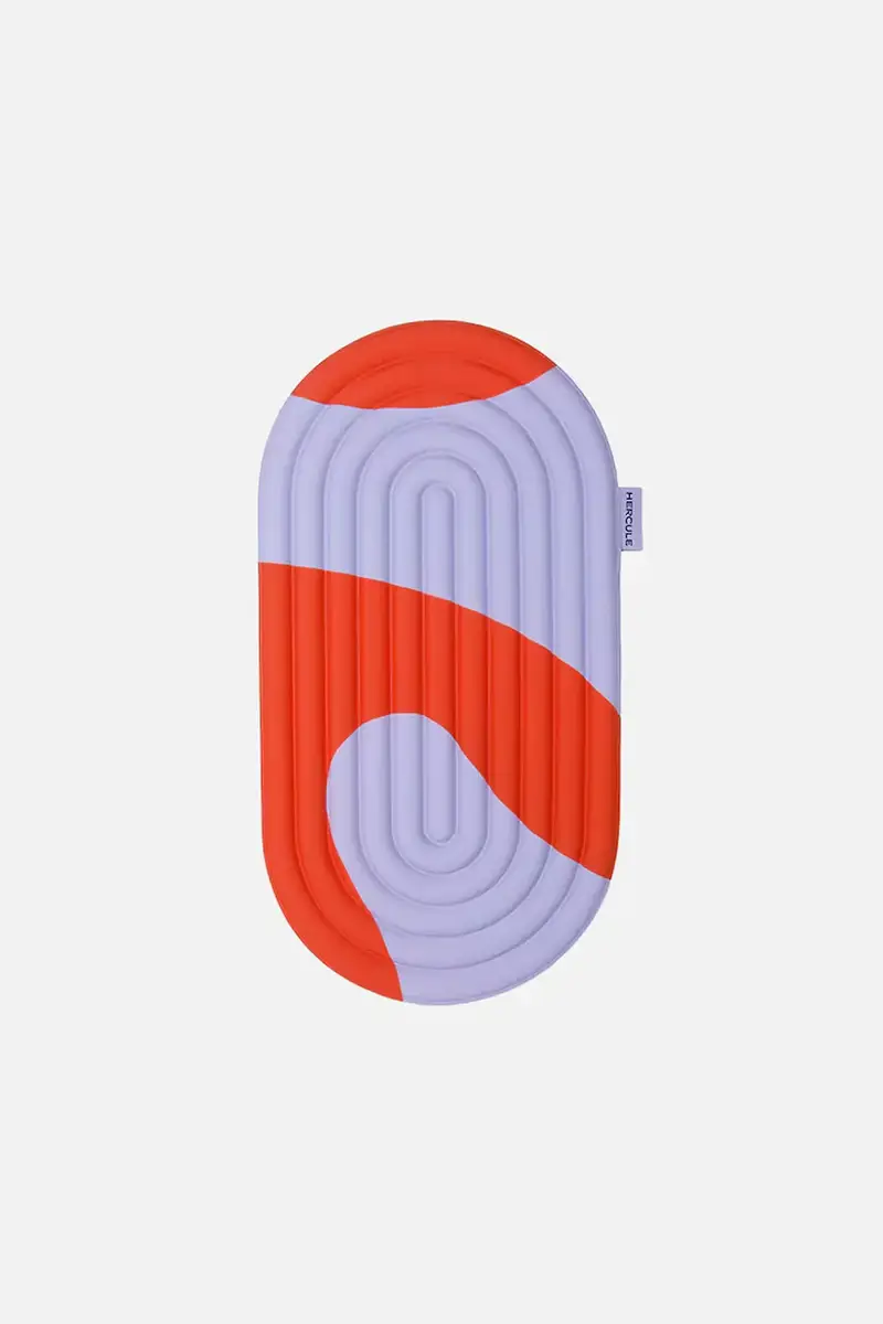 tappetino per esercizi portatile 34 x 58 x 0,8 cm Arancione