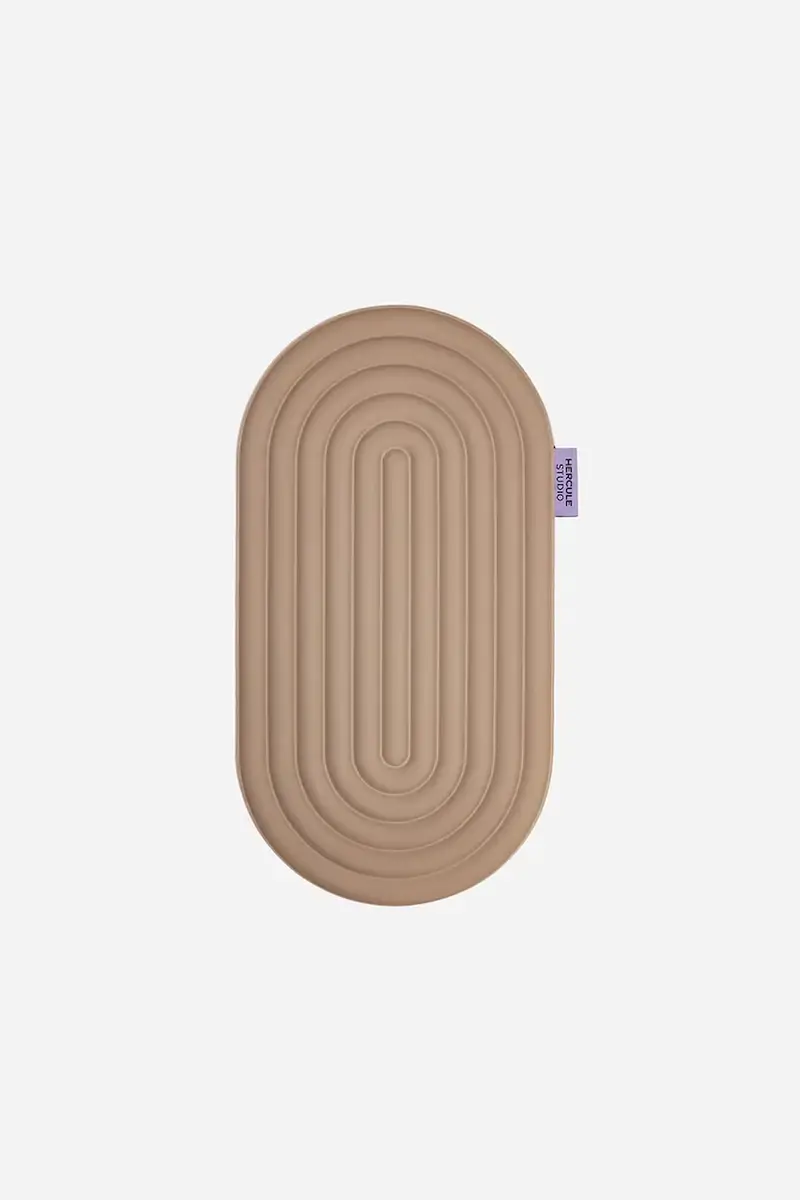 tappetino per esercizi portatile 37 x 58 x 0,8 cm Beige