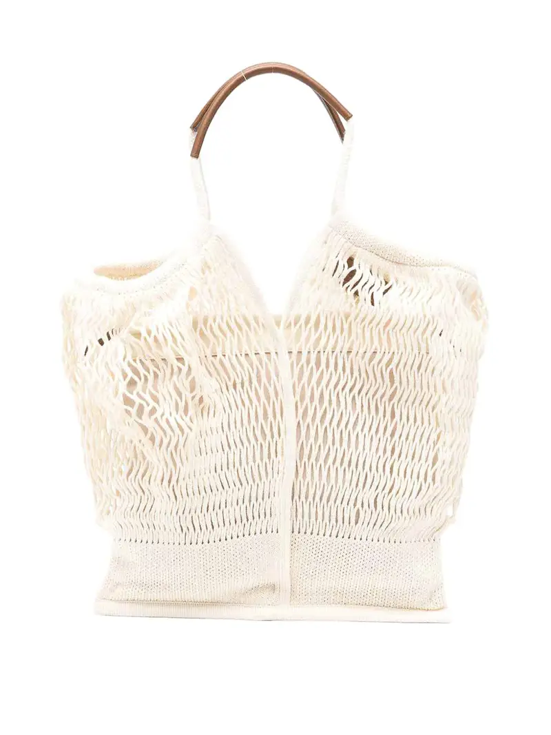 Borsa tote Calella filtrata Beige