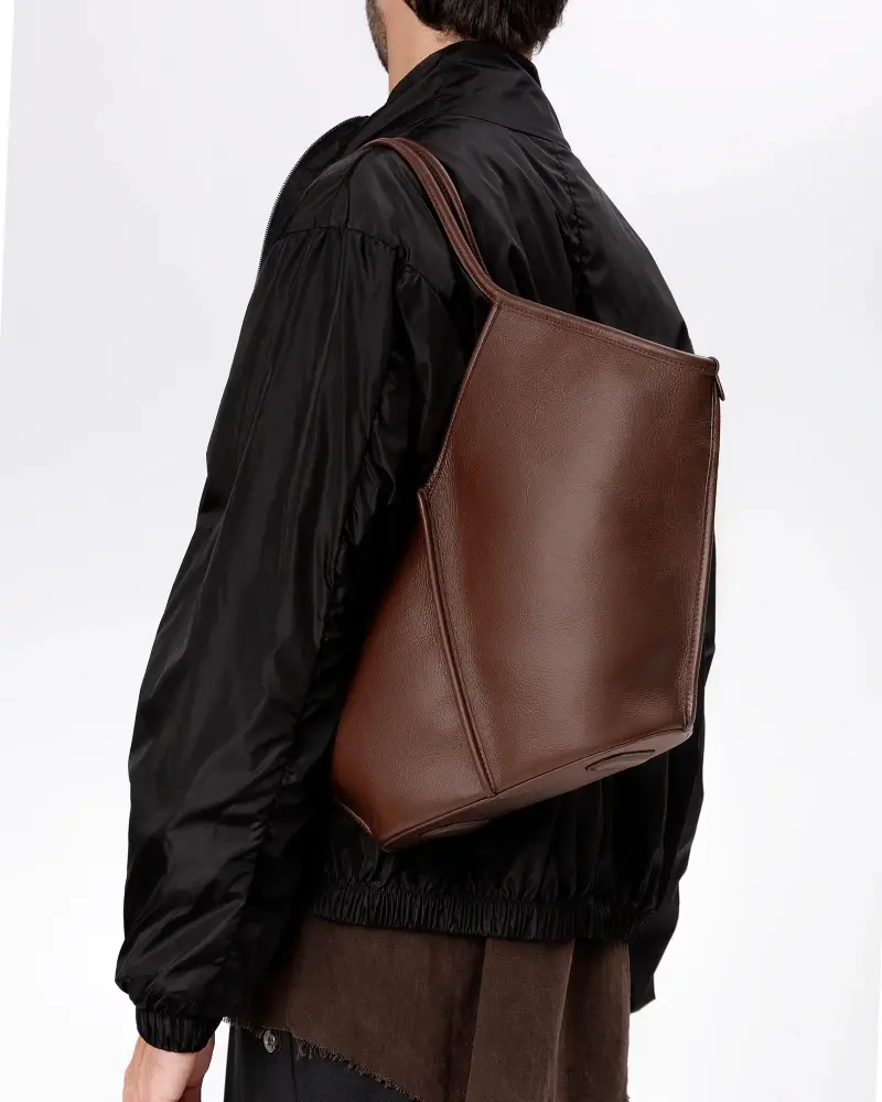 Borsa tote MARRONE miniatura 2