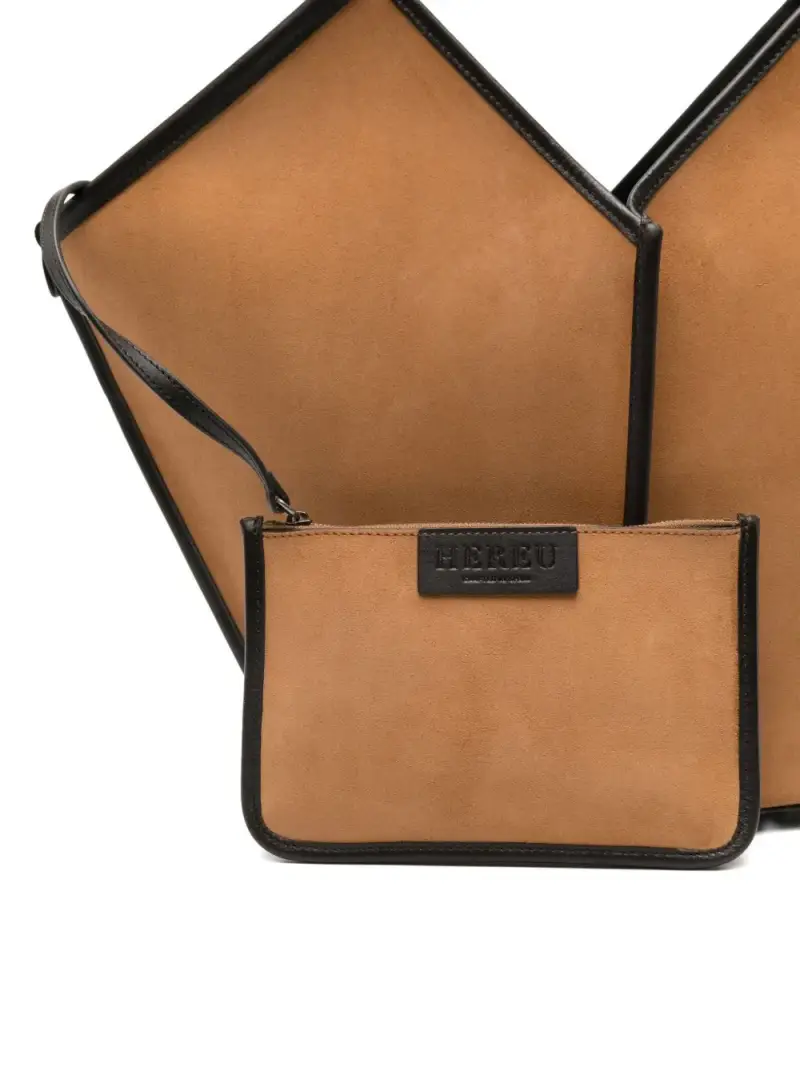 Borsa tote Suede MARRONE miniatura 2