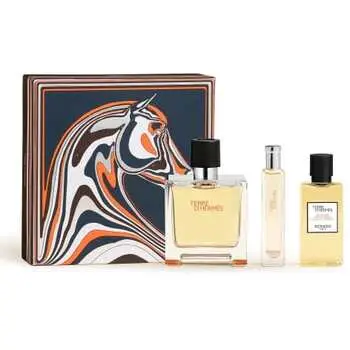 Hermes Terre D´Hermes Pure Perfume Gift Set Parfum 75 ml, gel doccia 40 ml e miniatura Pure Perfume 15 ml - 75 ml