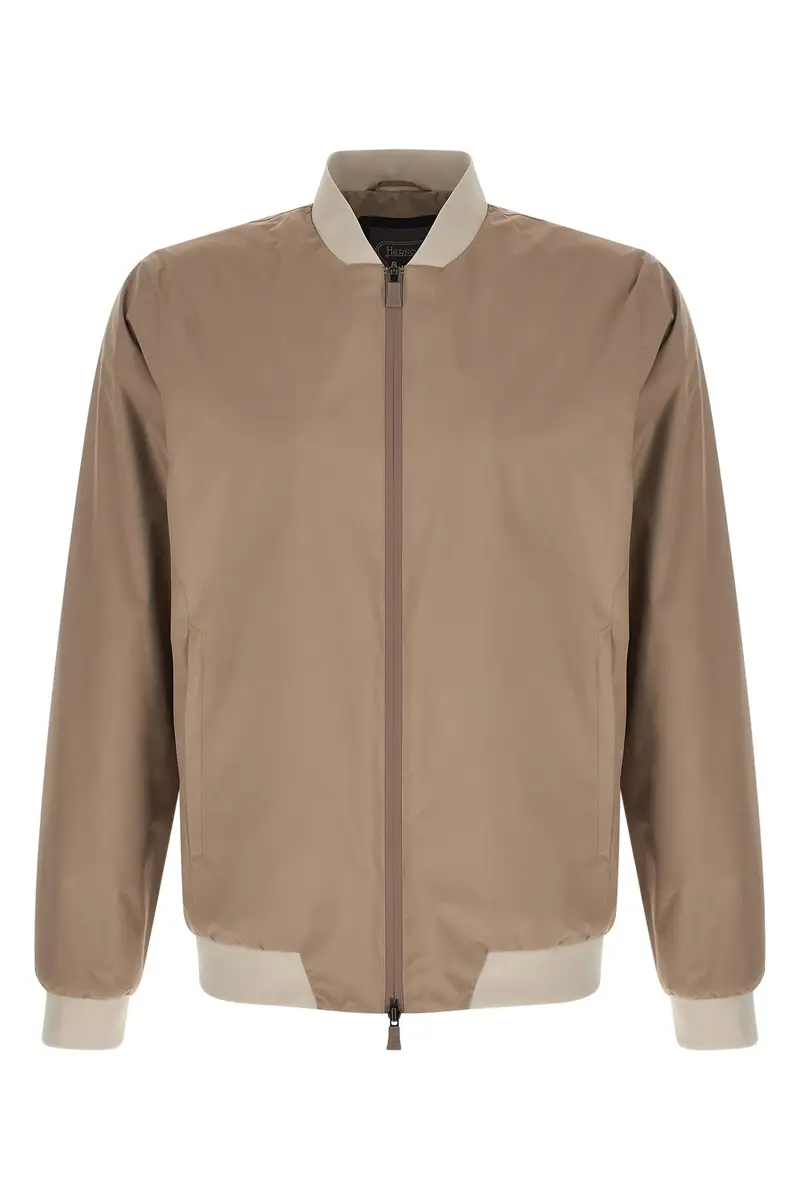 Herno Bomber Functional beige in tessuto Pro-Meteo