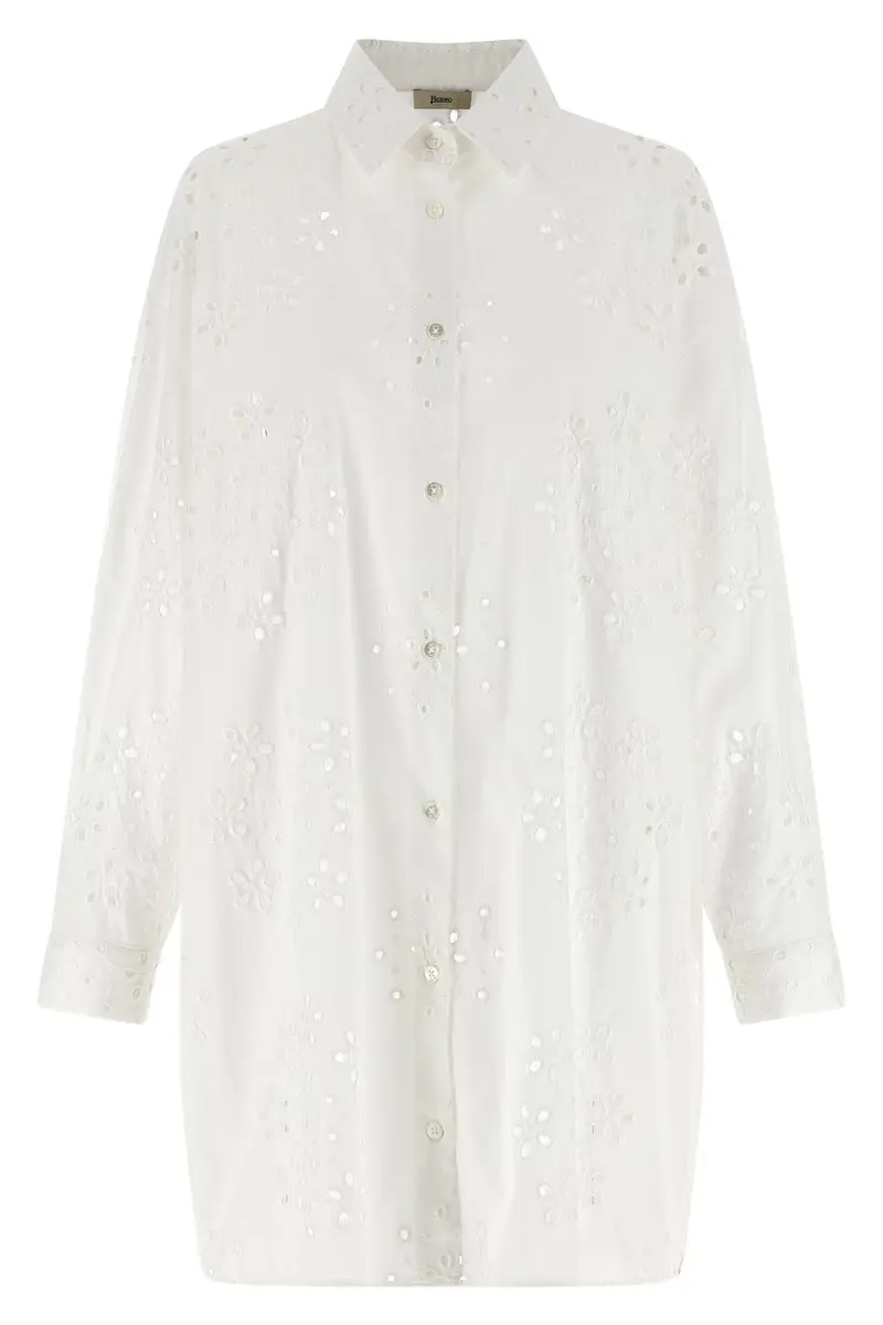 Camicia Broderie Anglaise Bianco