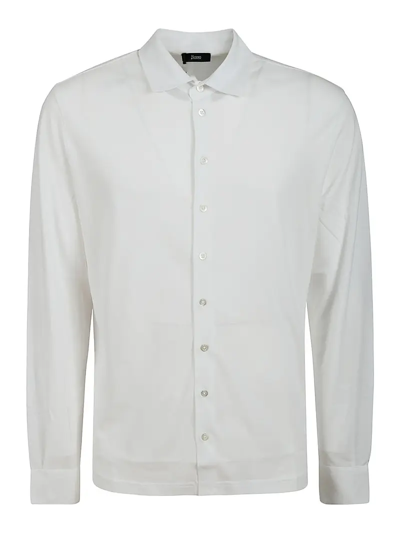 Camicia in crÃªpe Bianco