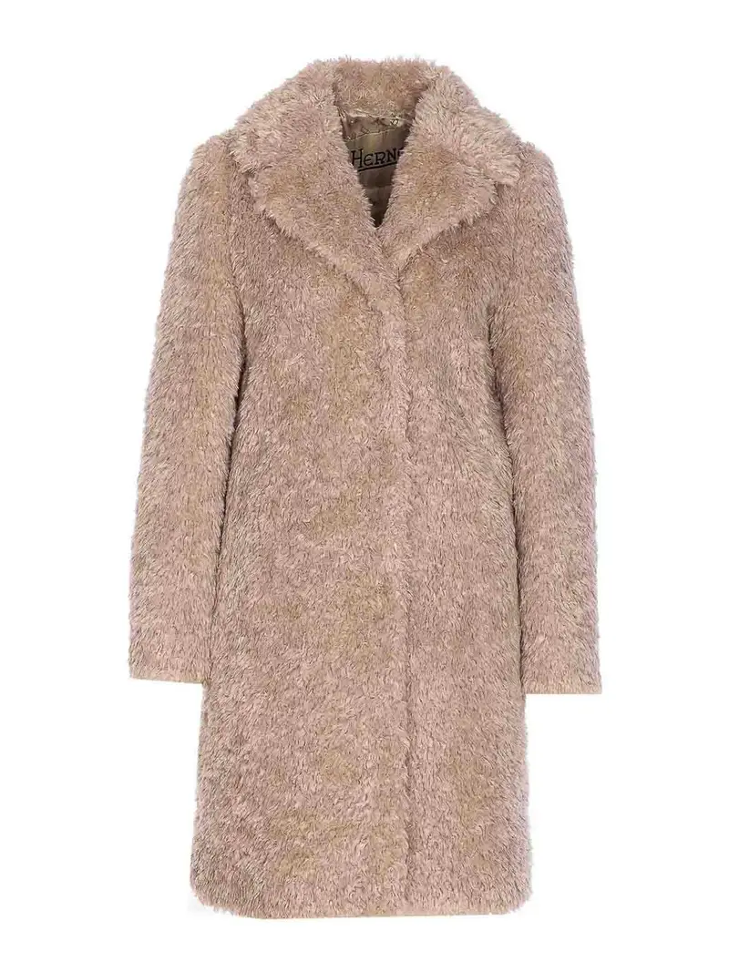 Coat morbido beige