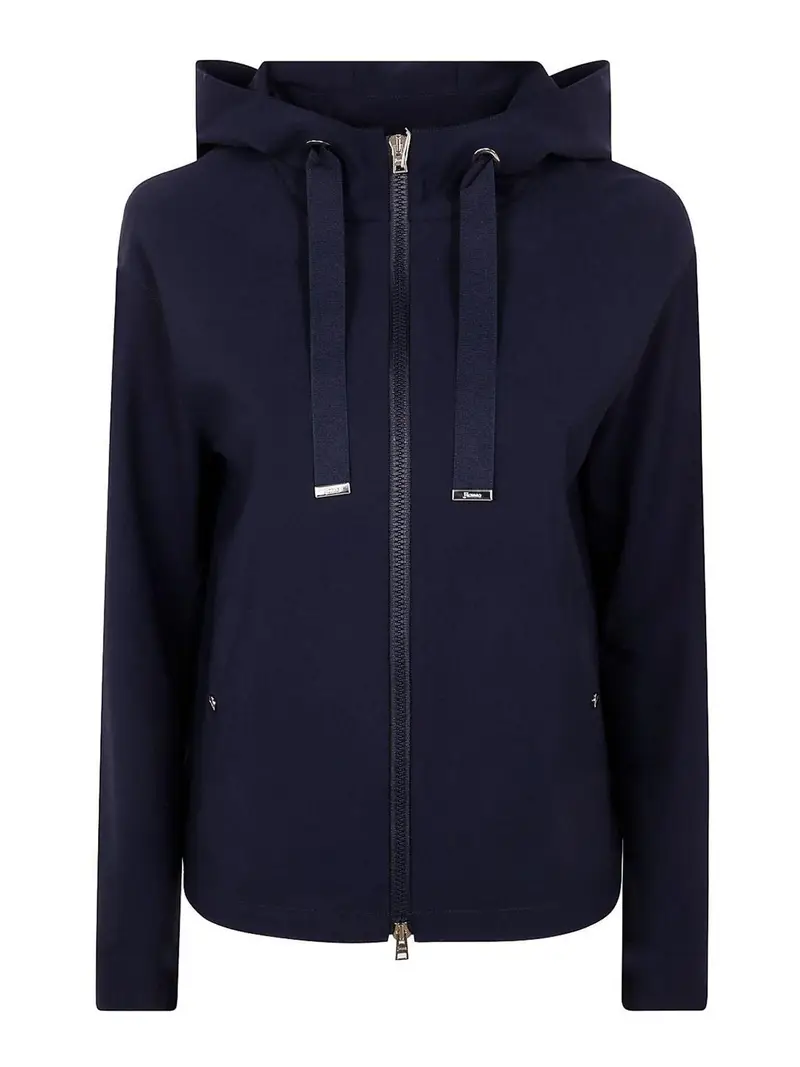 Giacca con cappuccio Blu