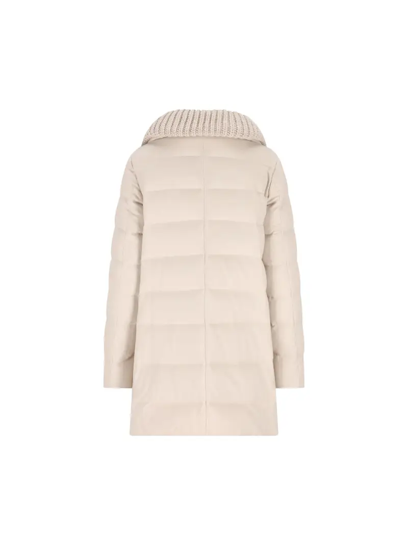 Giacca In Misto Seta BEIGE miniatura 2