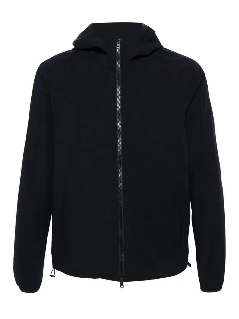 Giacca in nylon resistente all'acqua Blu