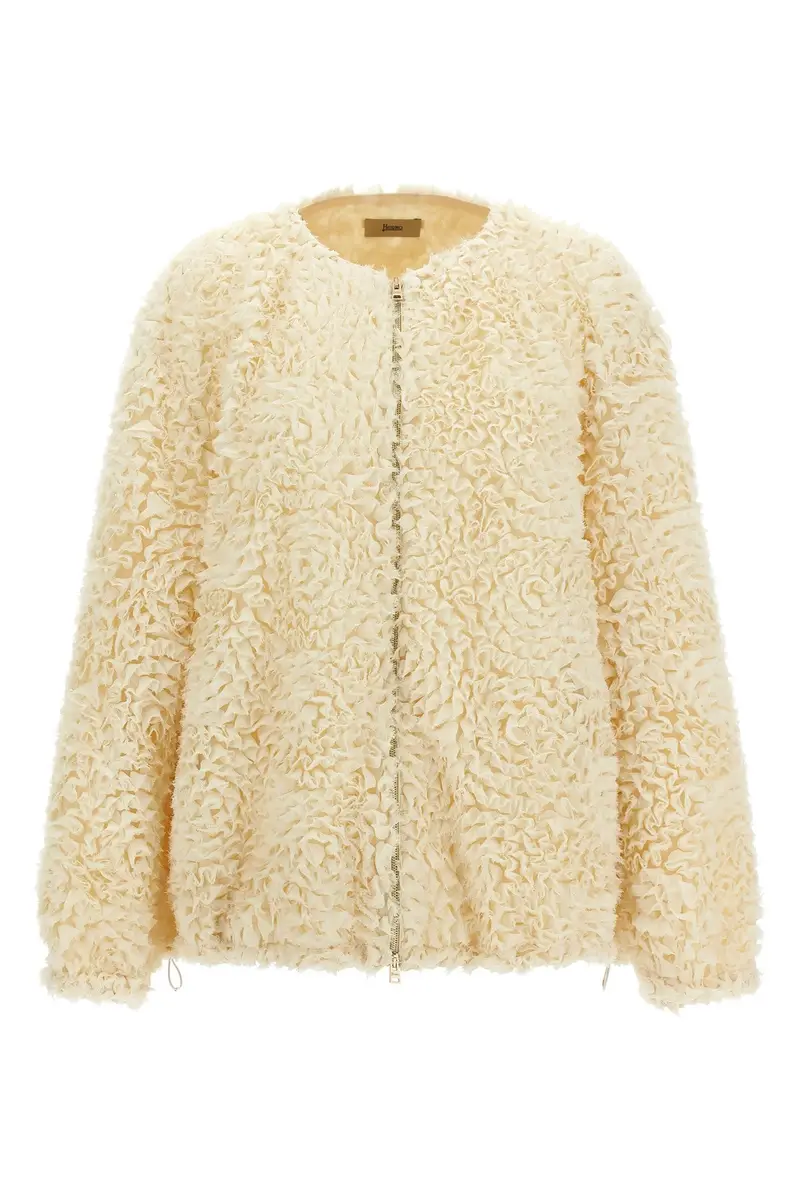 Giacca Mini Volant Bianco