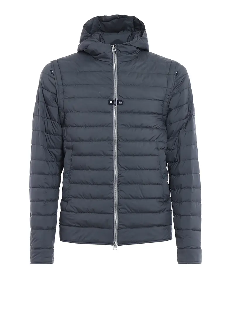 Giubbotto con maniche removibili Grigio