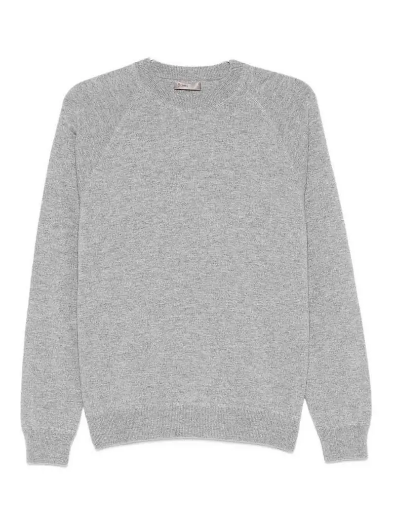 Maglione In Cashmere Di Grigio