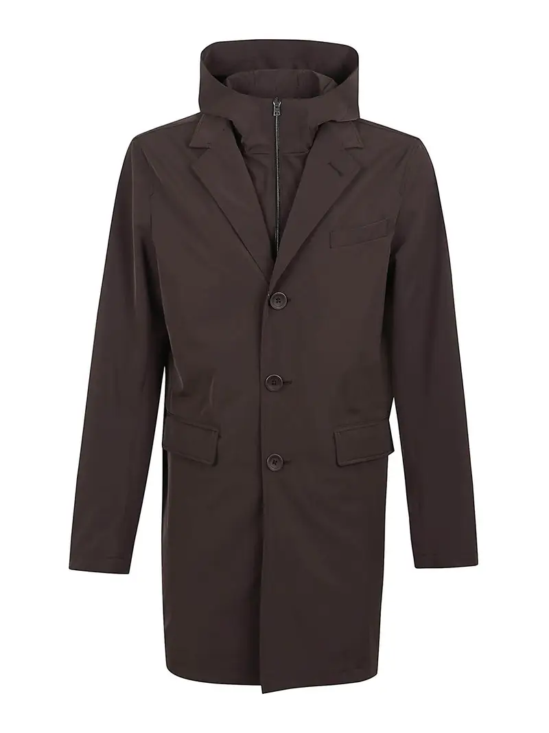 Monopetto Con Pettorina City Life Marrone Scuro