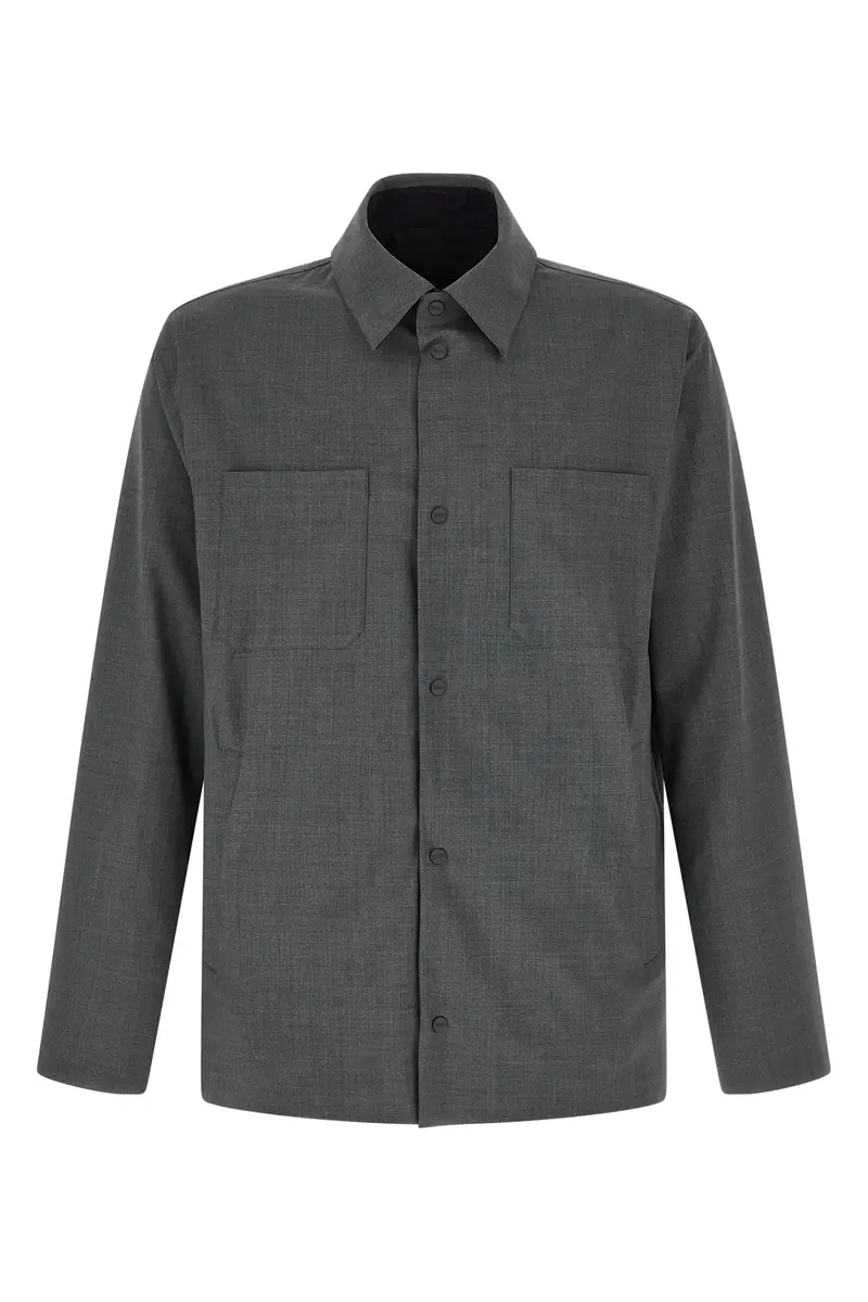 Overshirt Reversibile Grigio