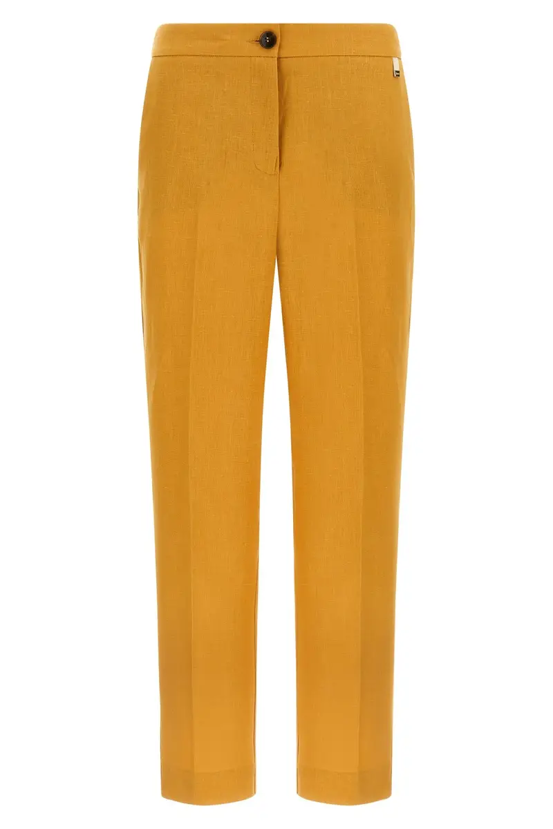 Pantalone Lino Arancione
