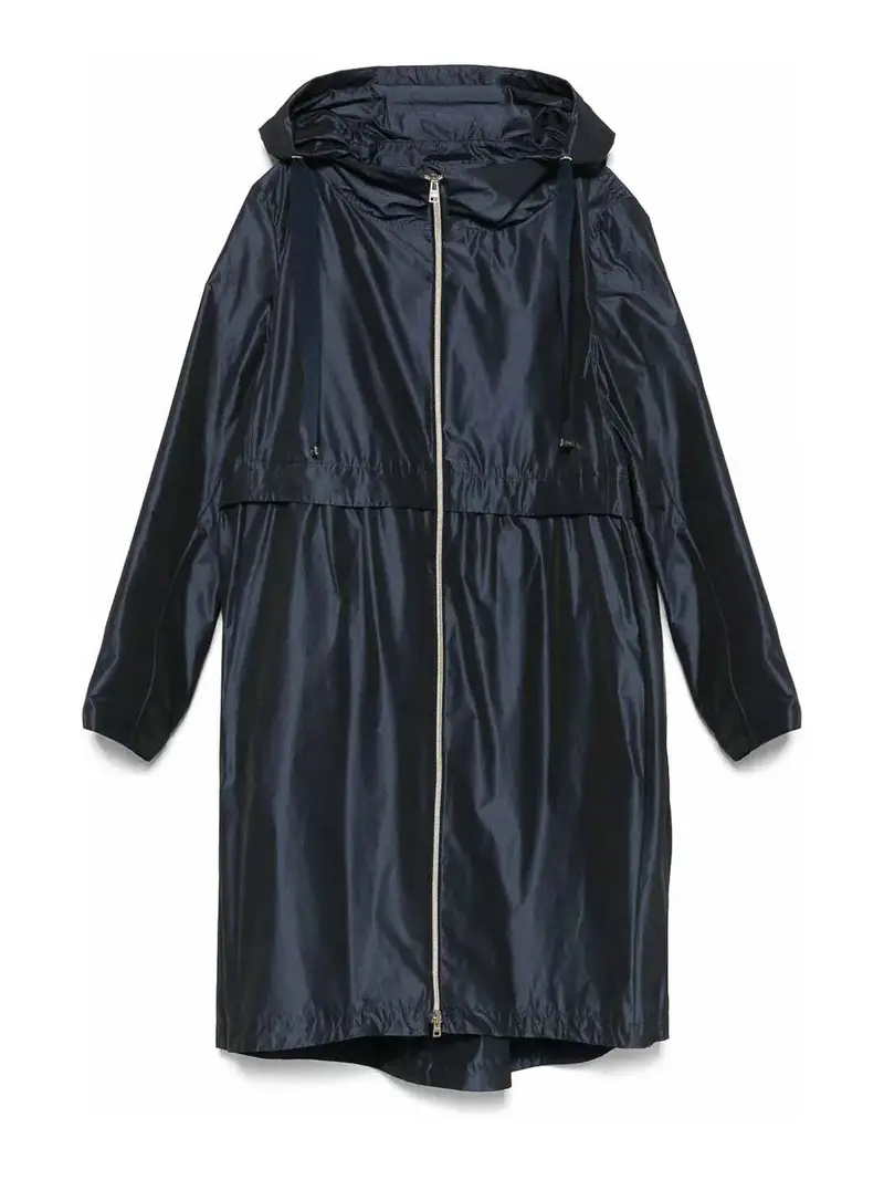 Parka in Taffett Tecnico Blu