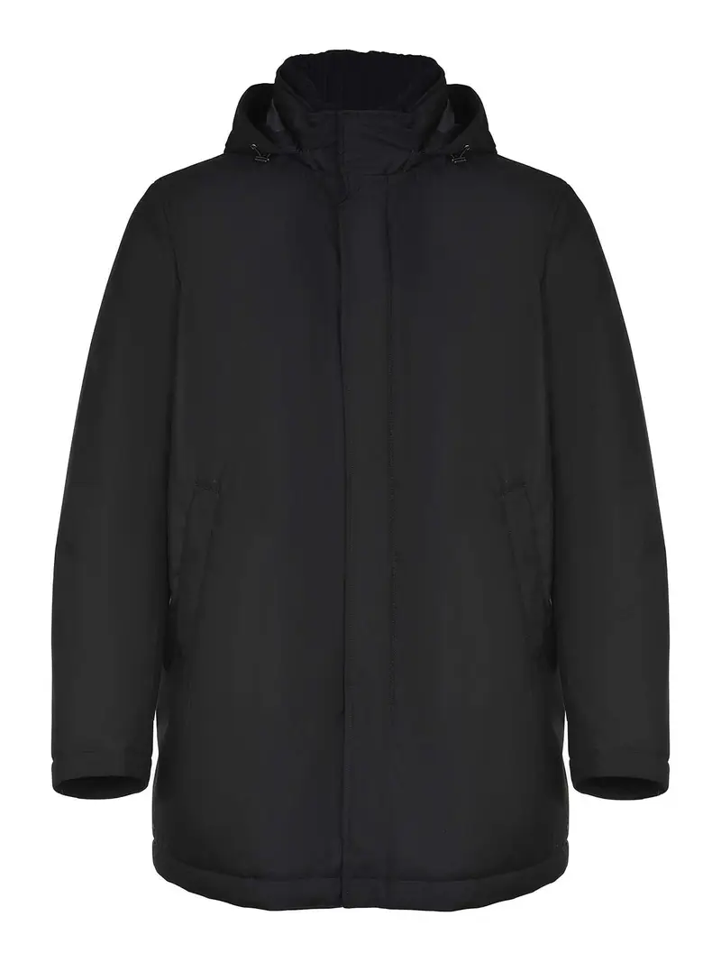 Piumino Realizzato In Tessuto Tecnico Nero