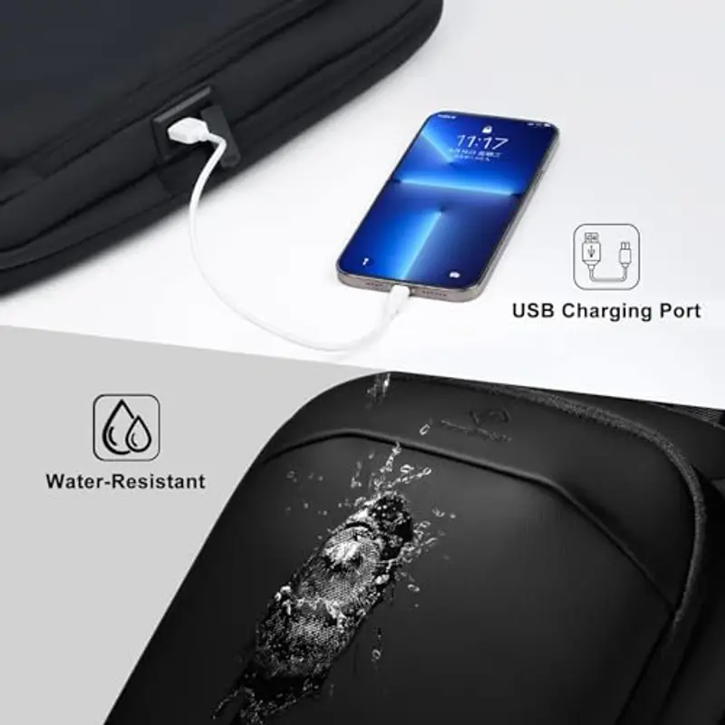 HEROIC KNIGHT Zaino Porta PC Uomo Donna, Leggero Sottile ed Espandibile Grand per Laptop Impermeabile per Computer miniatura 2