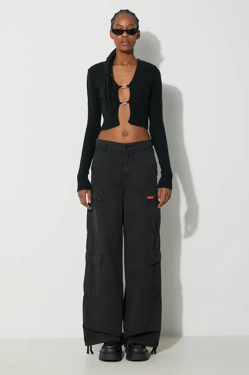 Heron Preston Cardigan Nero 2809111 miniatura 2