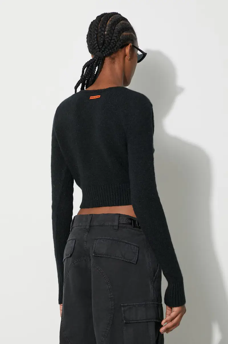 Heron Preston Cardigan Nero 2809111 miniatura 3