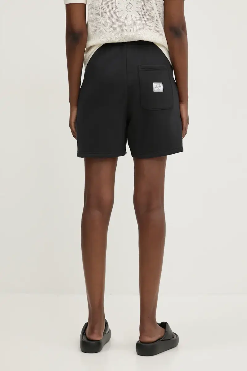 pantaloncini in cotone donna colore nero 50307-00001 miniatura 3