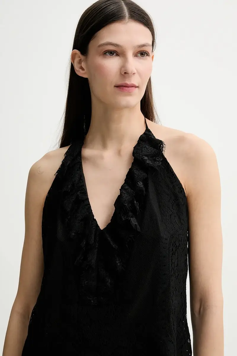 camicetta Tina donna colore nero con applicazione 5578204 miniatura 4