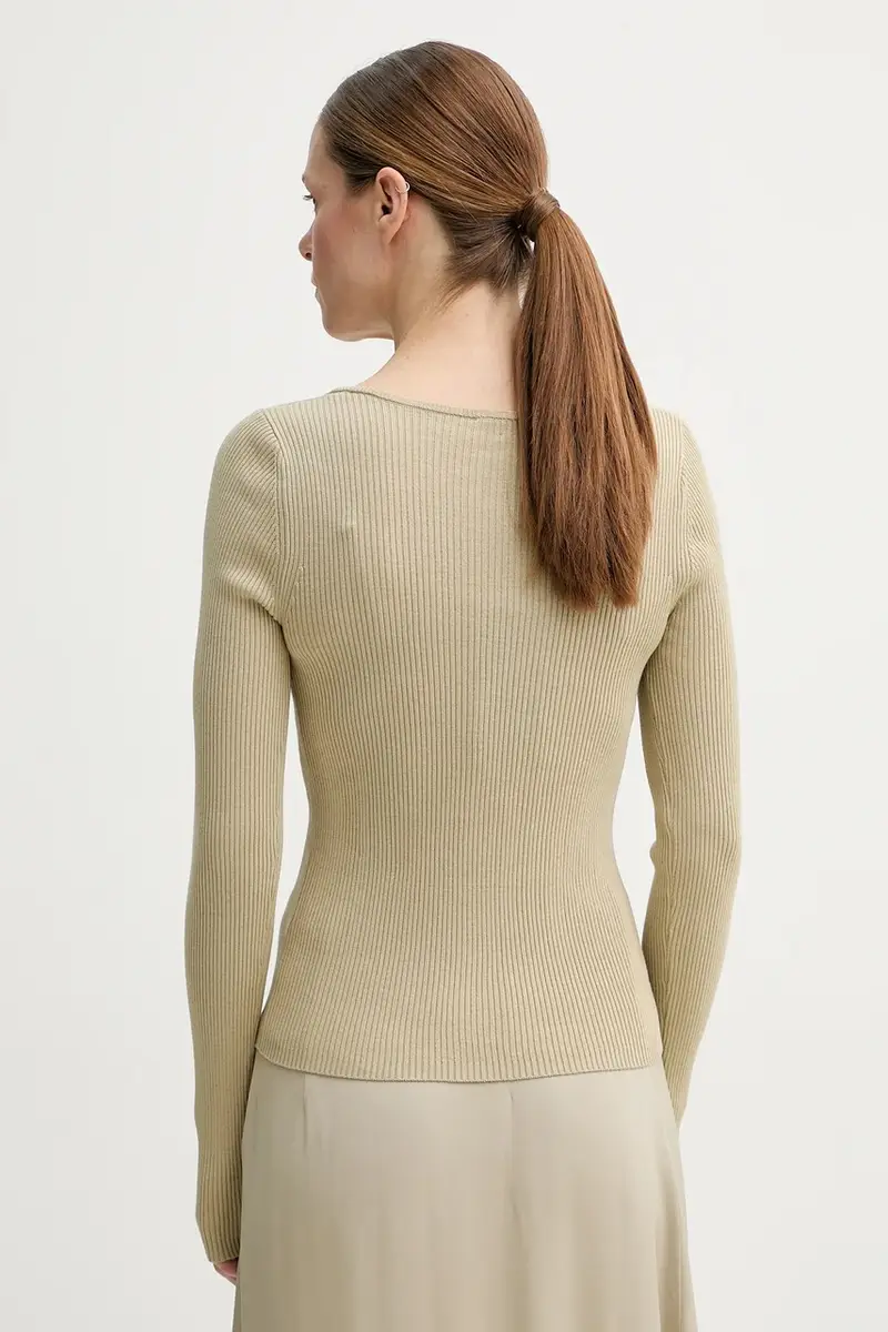 Herskind Cardigan Donna Beige 3569983 miniatura 3