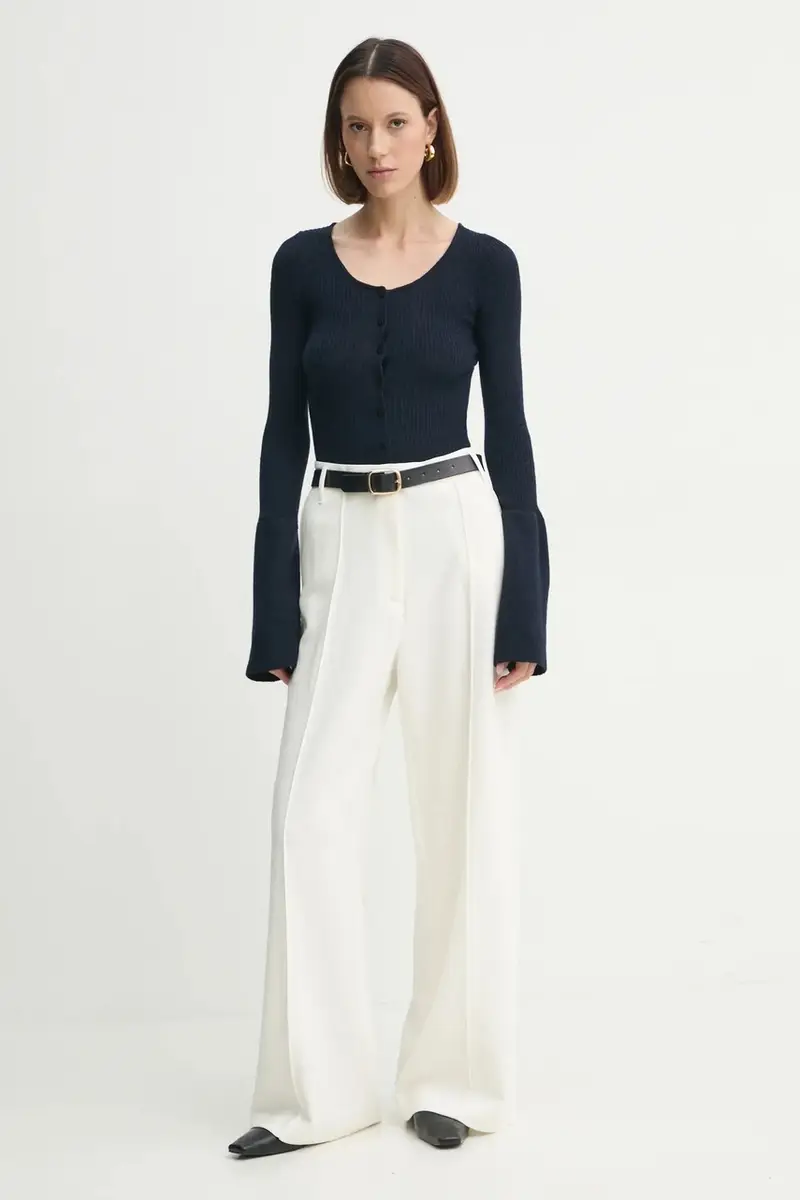 cardigan in lana Liw colore blu navy 5434825 miniatura 2