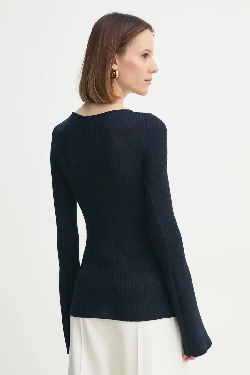 cardigan in lana Liw colore blu navy 5434825 miniatura 3