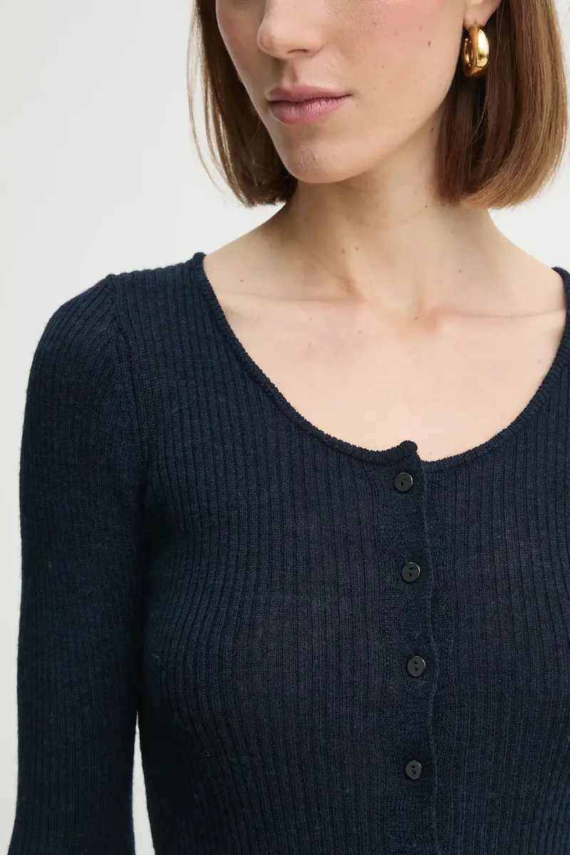 cardigan in lana Liw colore blu navy 5434825 miniatura 5