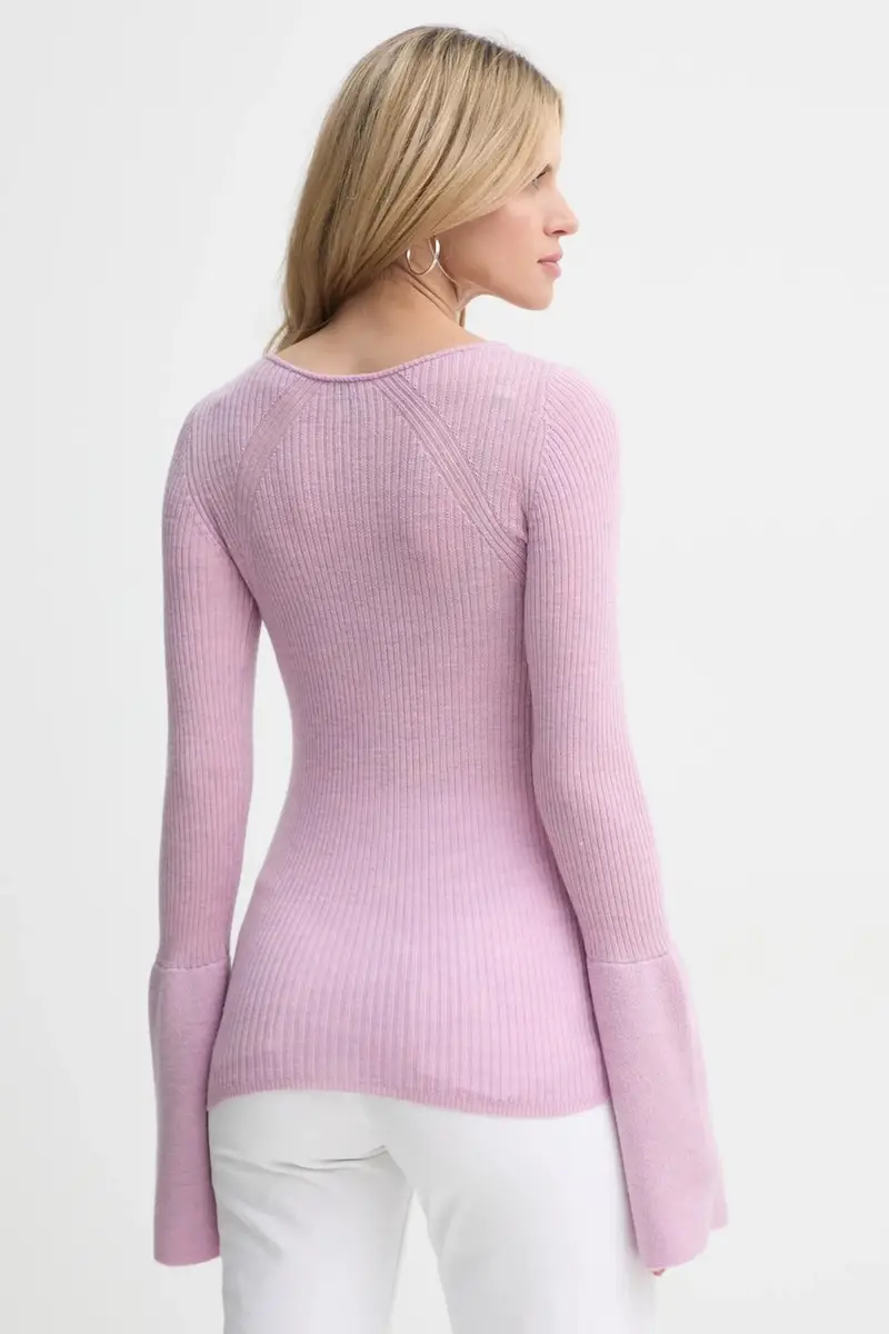 cardigan in lana Liw colore violetto 5434825 miniatura 3