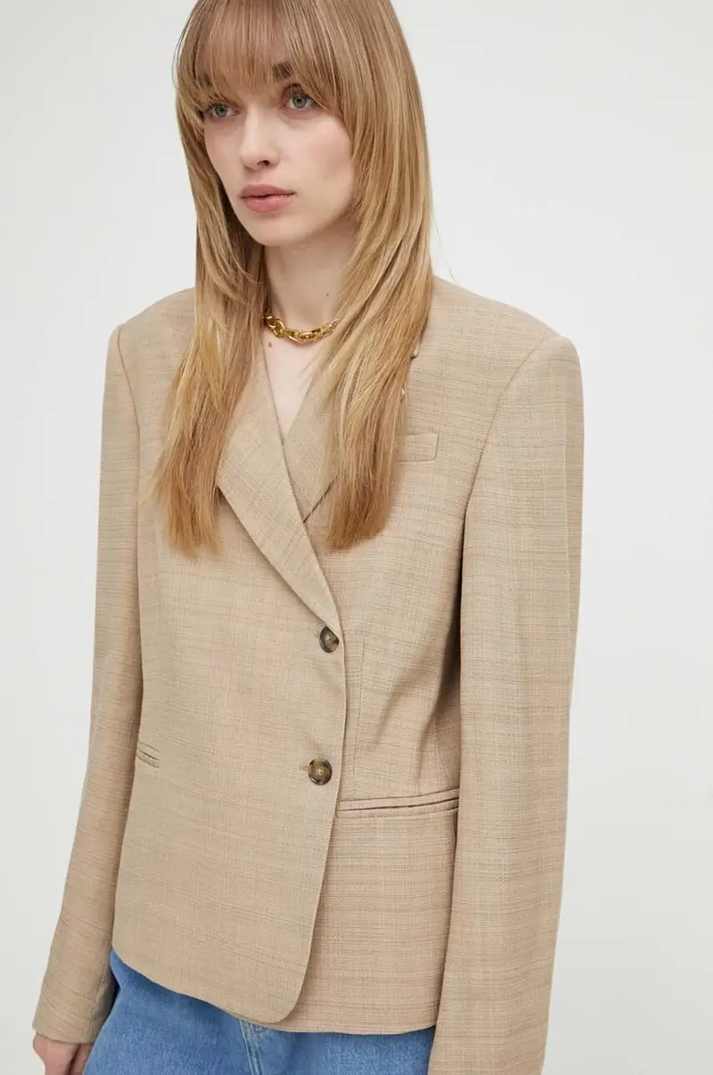 giacca Pli colore beige 5123110