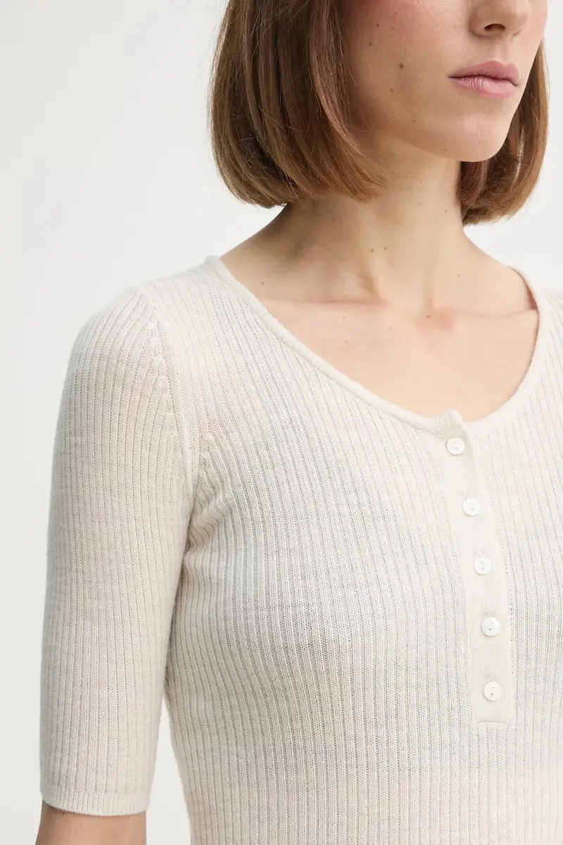 maglione in lana Agnes donna colore beige 5433825 miniatura 4