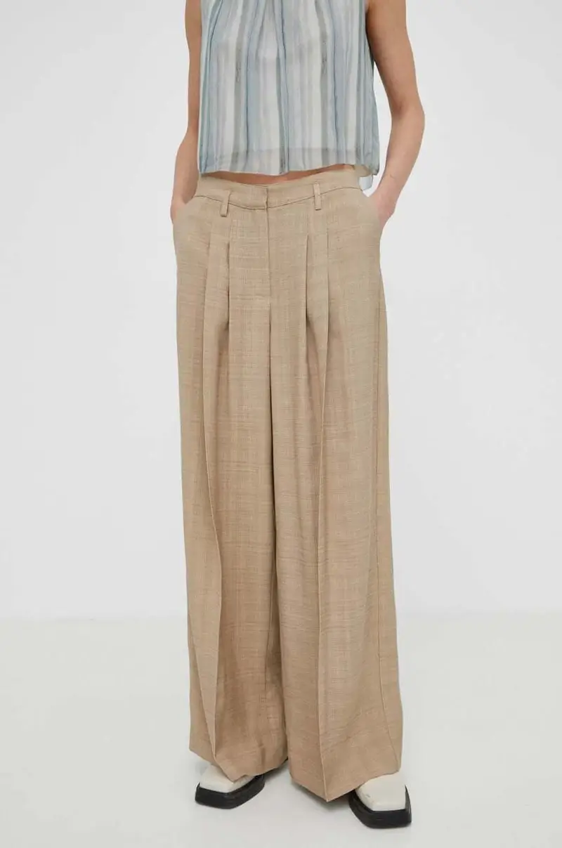 pantaloni Lotus donna colore beige 5114110