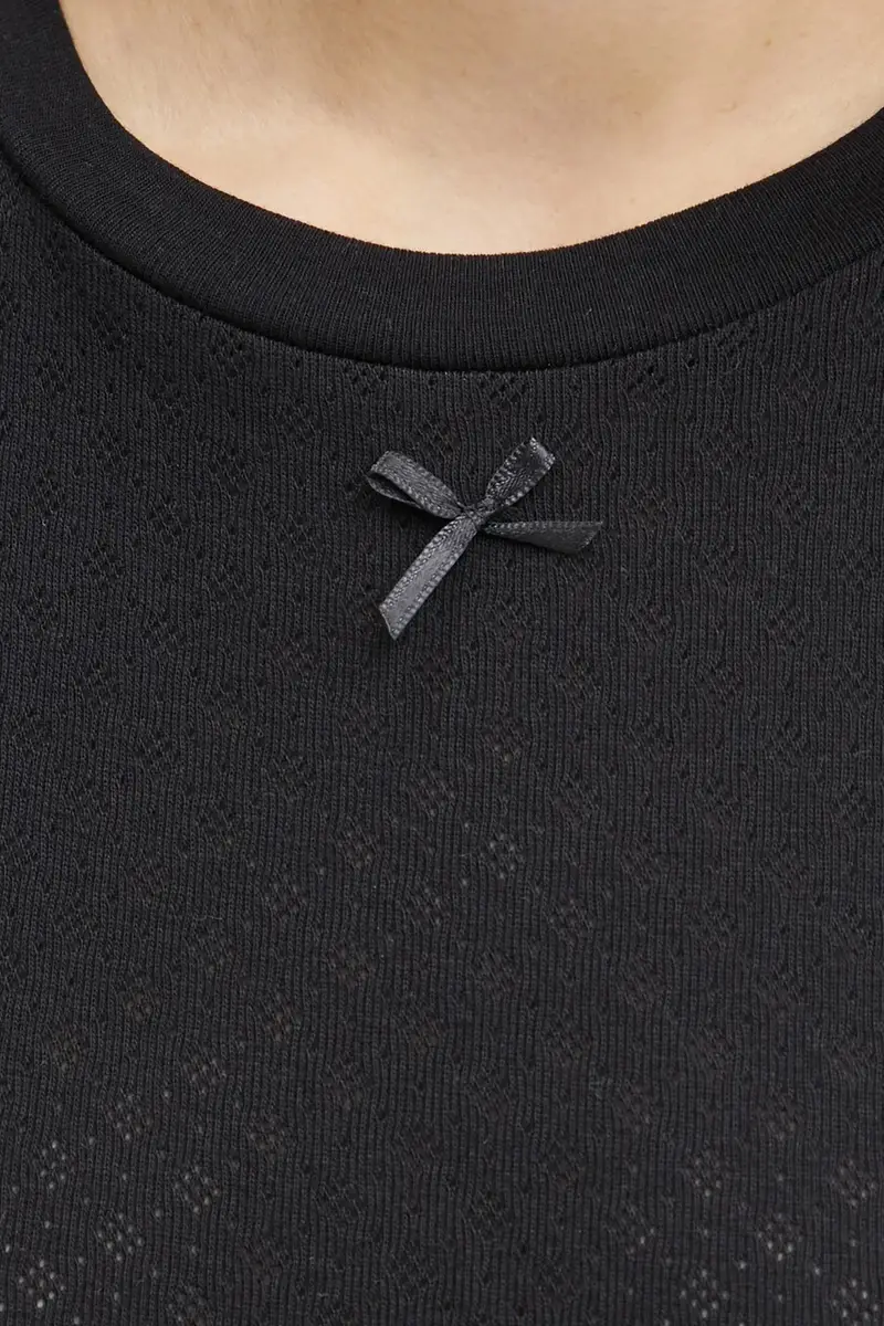 Herskind T-shirt Donna Nero 3327166 miniatura 5