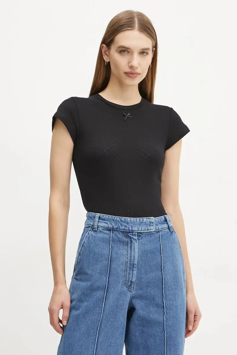 t-shirt in cotone Ludo donna colore nero 5435178