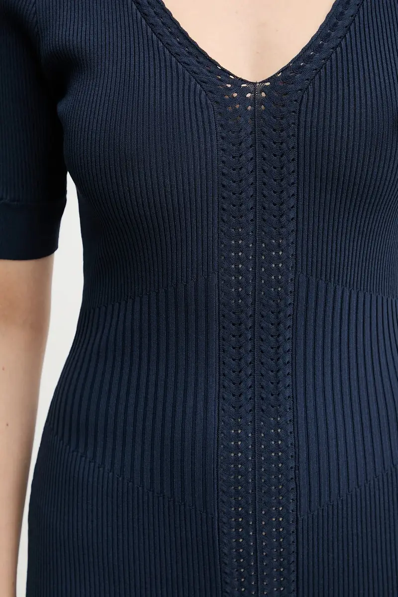 vestito Aria colore blu navy DCR8524128 miniatura 5