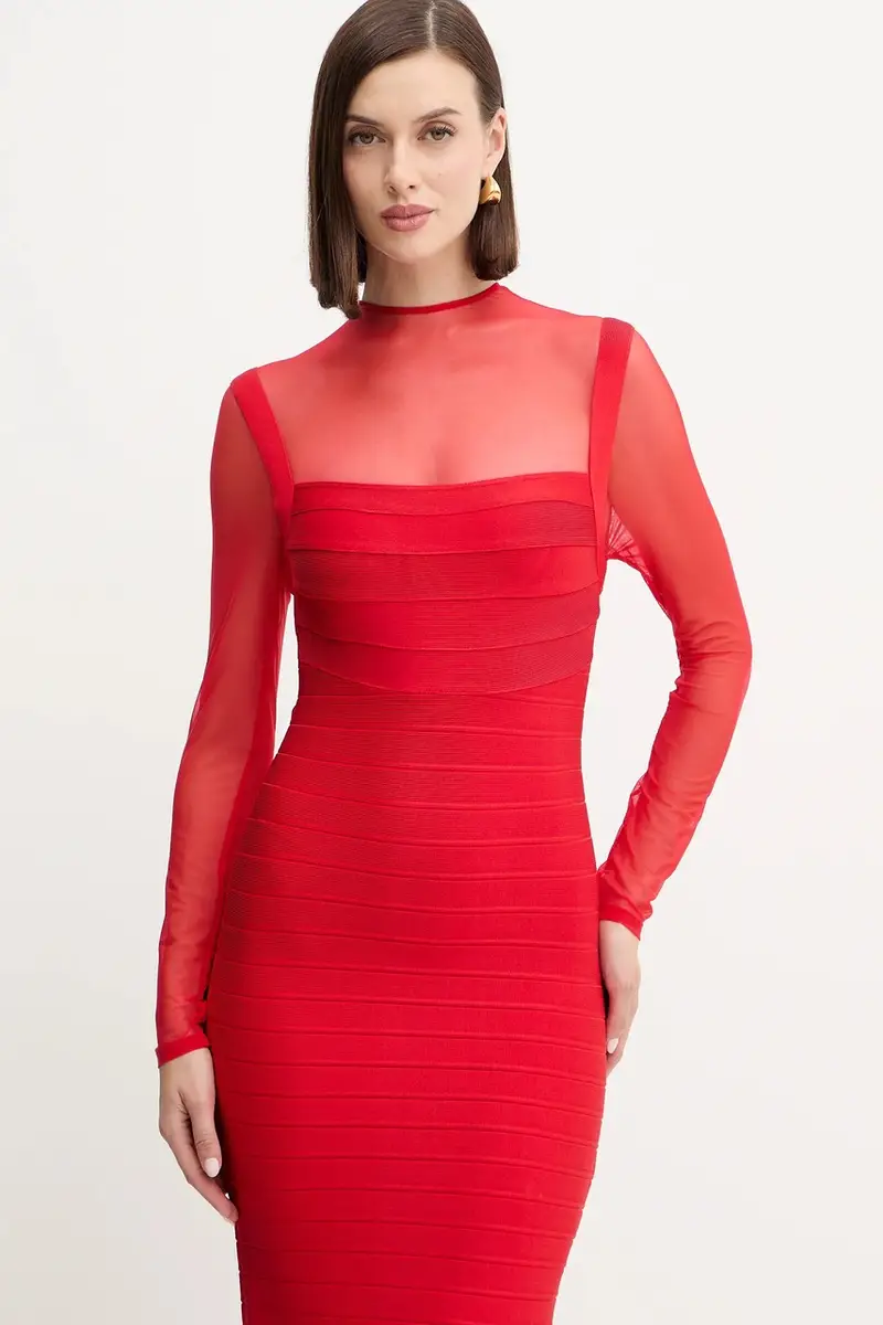 vestito Ella colore rosso HLT8525928 miniatura 4