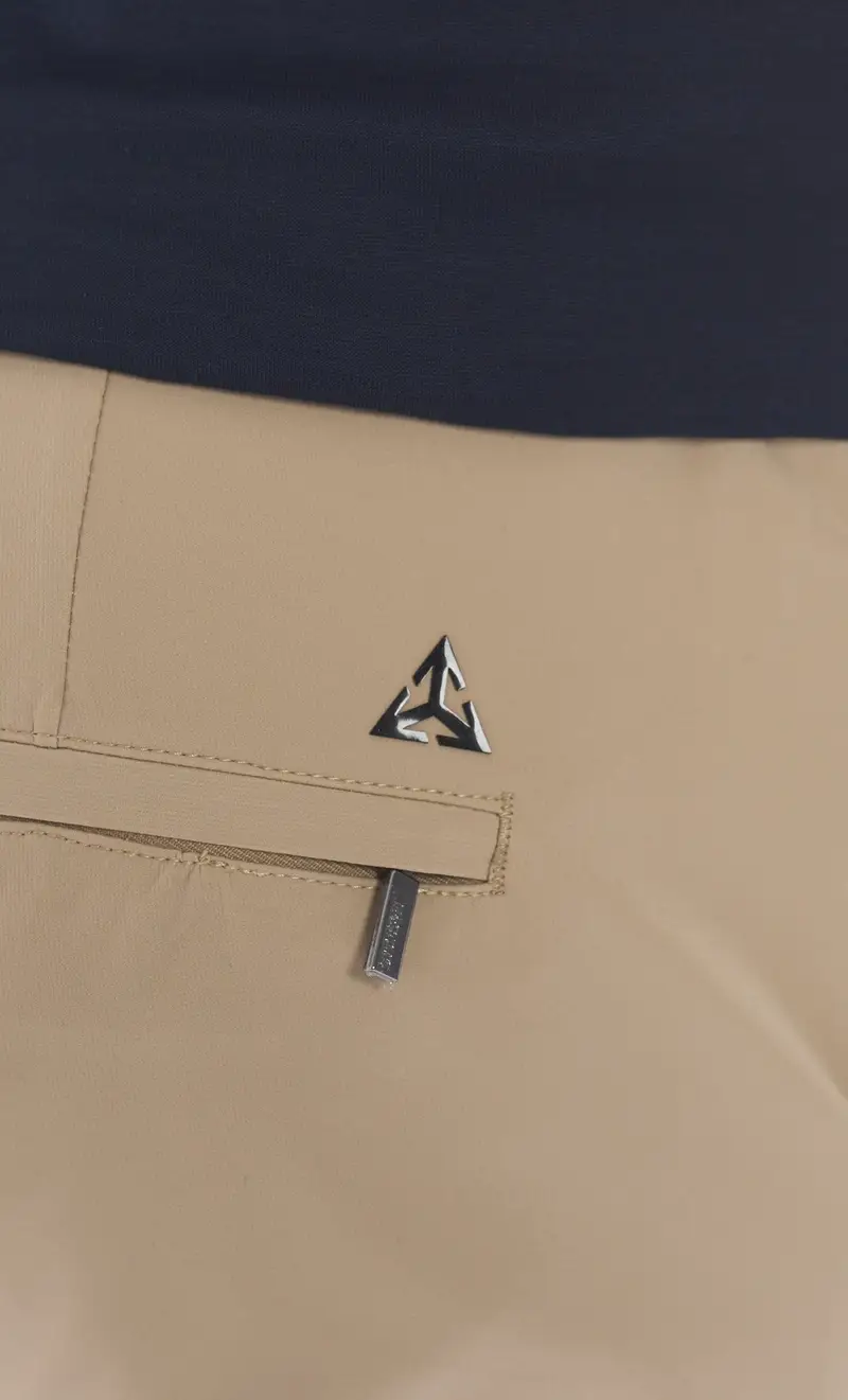 Pantalone tecnico hèskimo con vita elasticizzata, colore sabbia miniatura 2