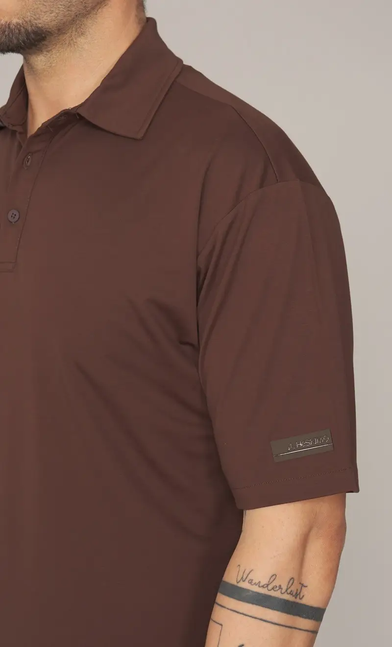 Polo heskimo no stiro, colore moro miniatura 2