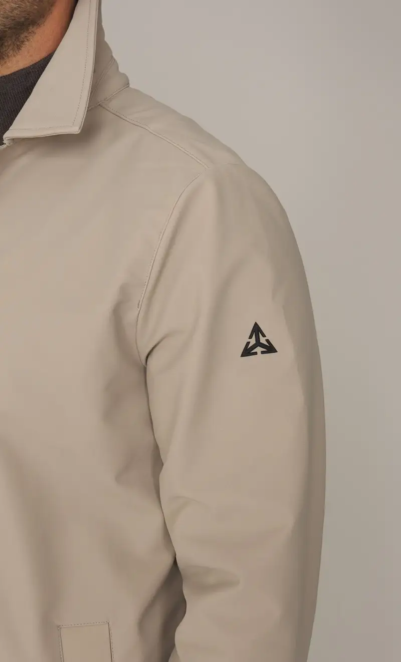 Trench heskimo con bottoni, colore beige miniatura 2