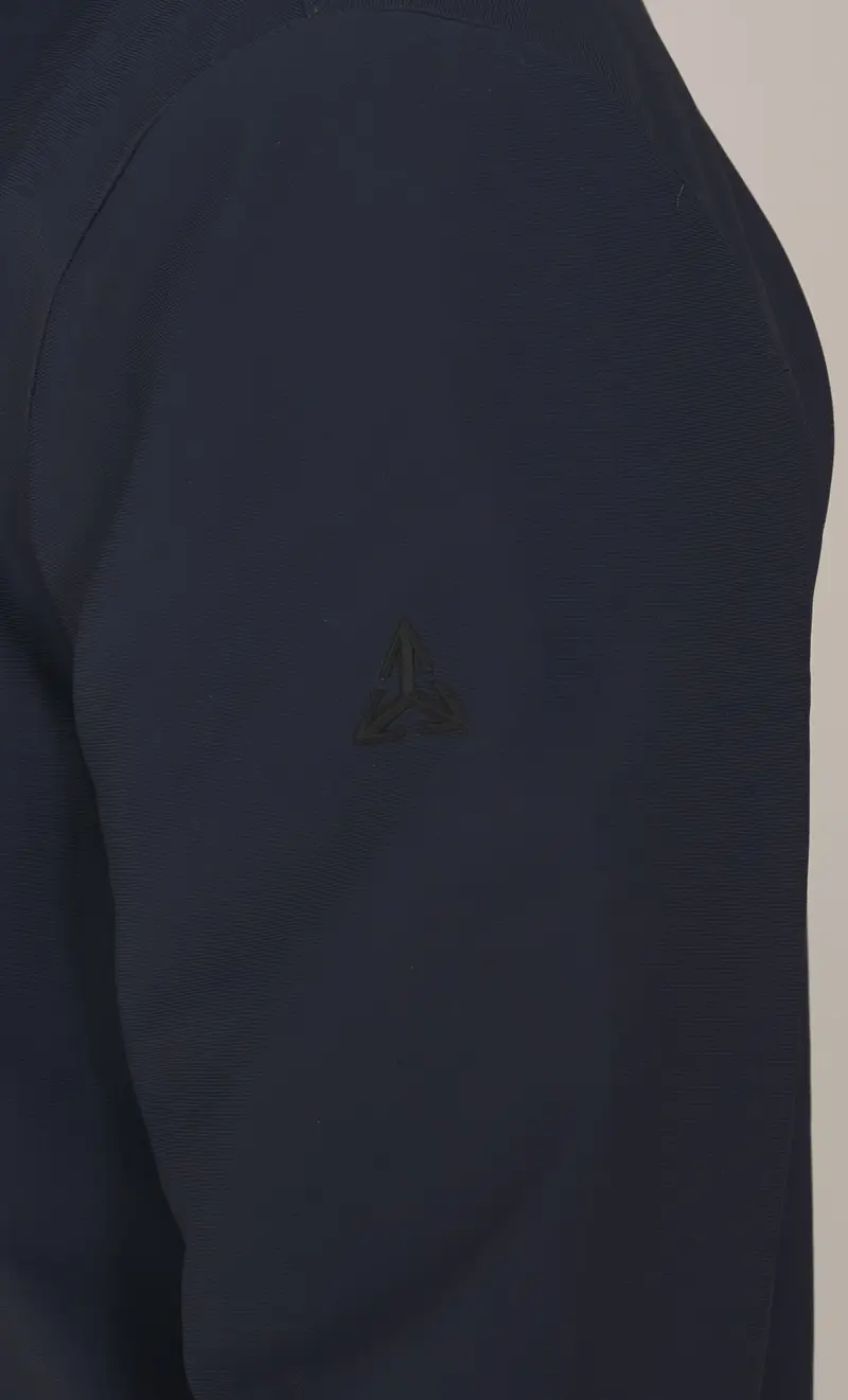 Trench heskimo con bottoni, colore blu miniatura 2