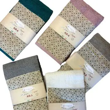 SET 2 ASCIUGAMANI IN COTONE HESSENSE AIRA