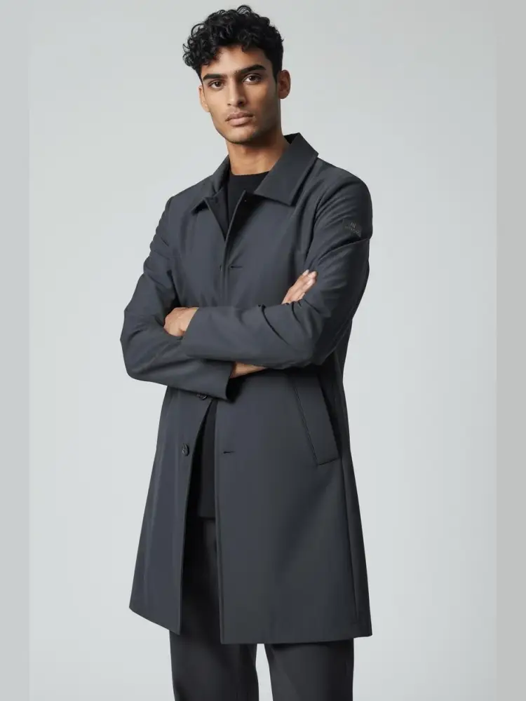 Hetrego Trench Blu 3605292