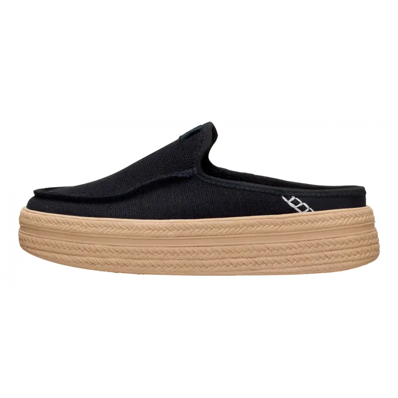 Austin Lift Espadrille Woven Black