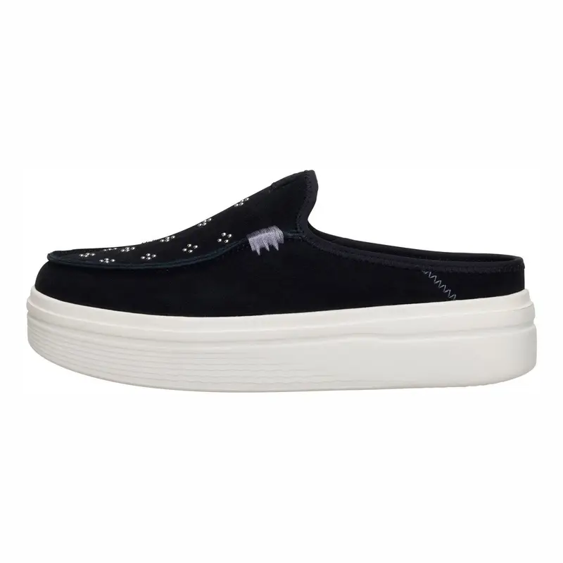 Austin Lift Suede Stud Black